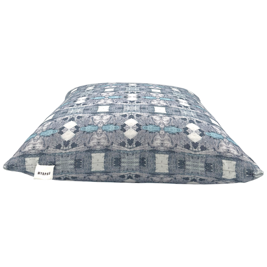 CUTTER DRUM CUSHION in Cornflower Blue