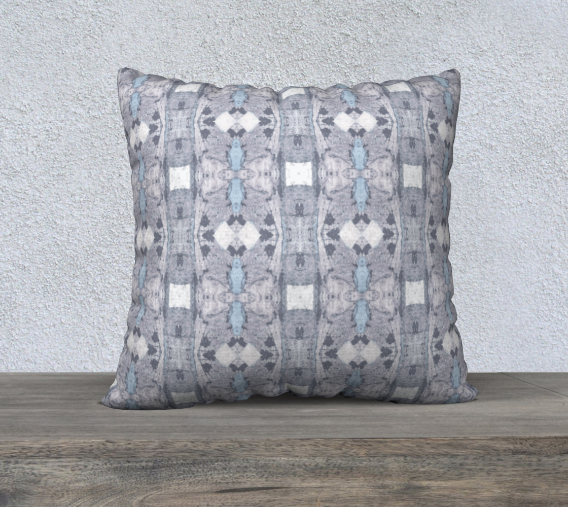 CUTTER DRUM CUSHION in Cornflower Blue