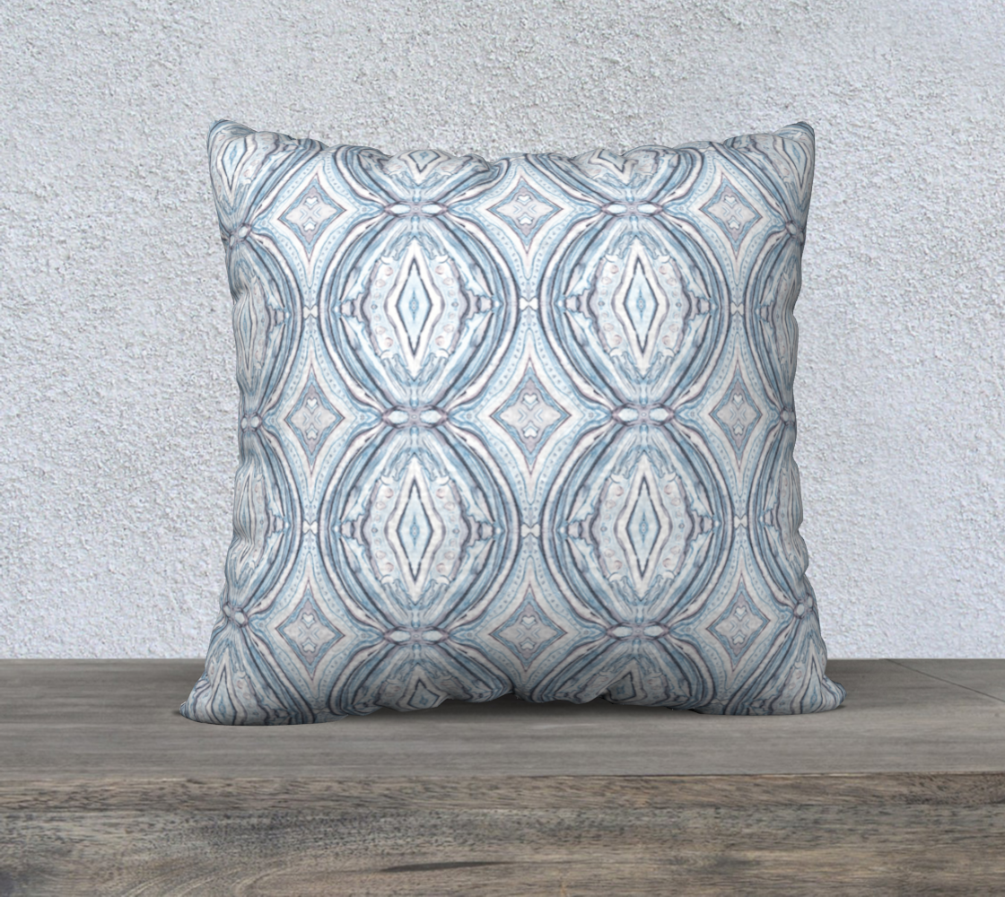 CHARMED CUSHION in Cornflower Blue
