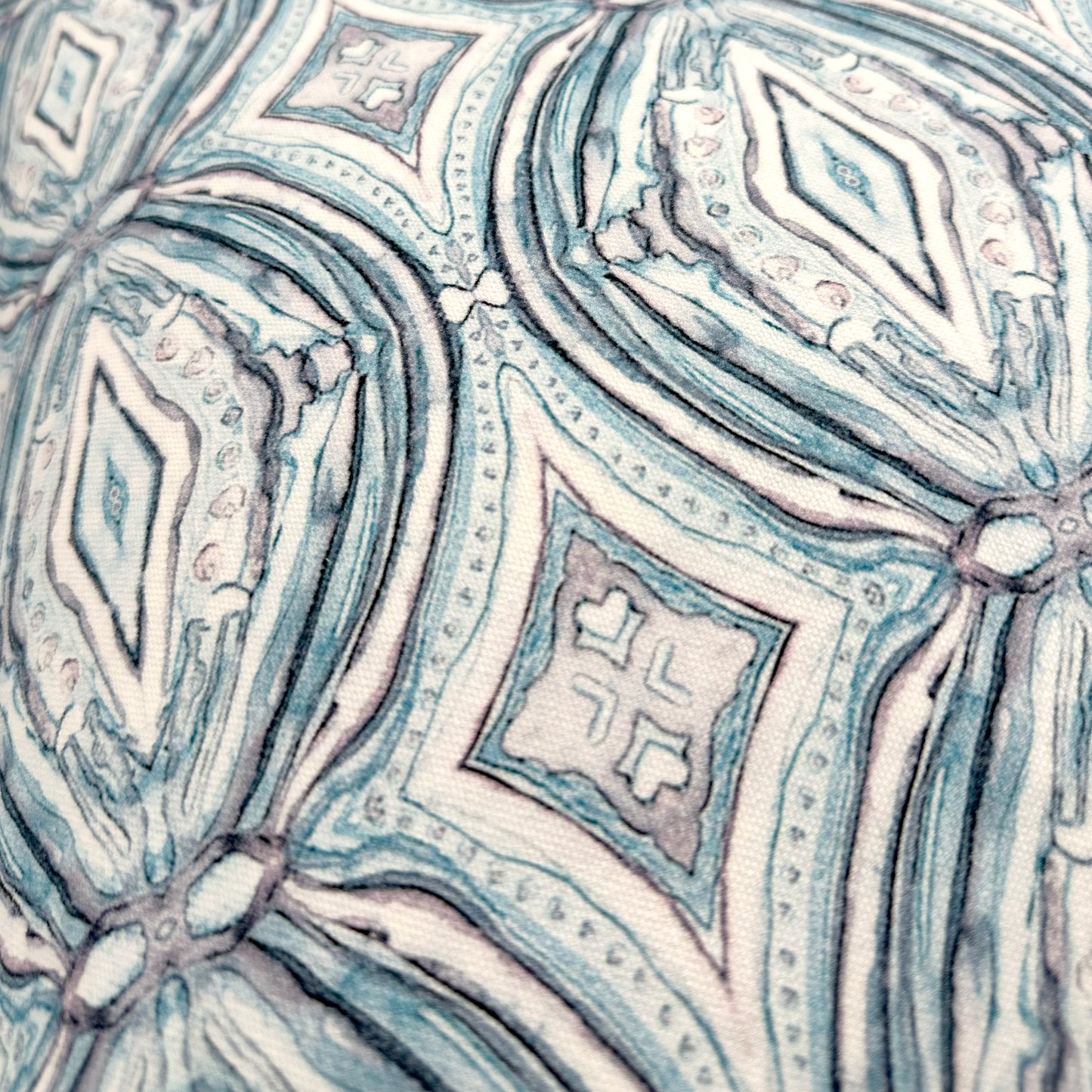 CHARMED CUSHION in Cornflower Blue