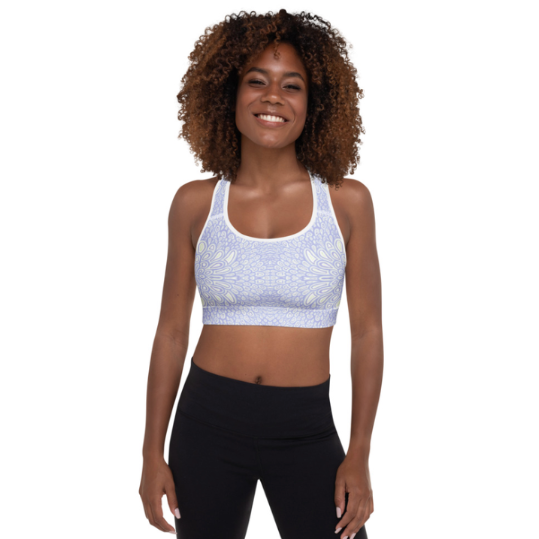 Plume Sports Bra in Lavender