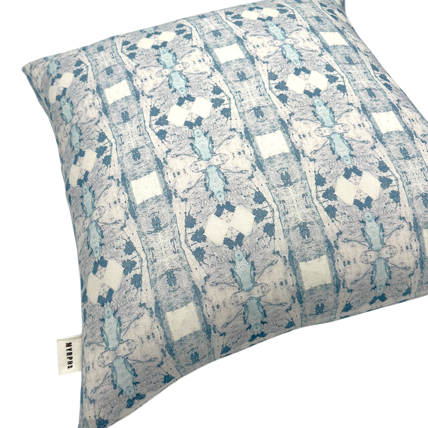 CUTTER DRUM CUSHION in Light Cornflower Blue