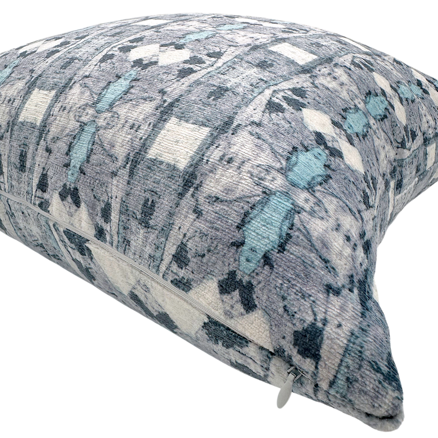 CUTTER DRUM Cover in Cornflower Blue on Textured Taz