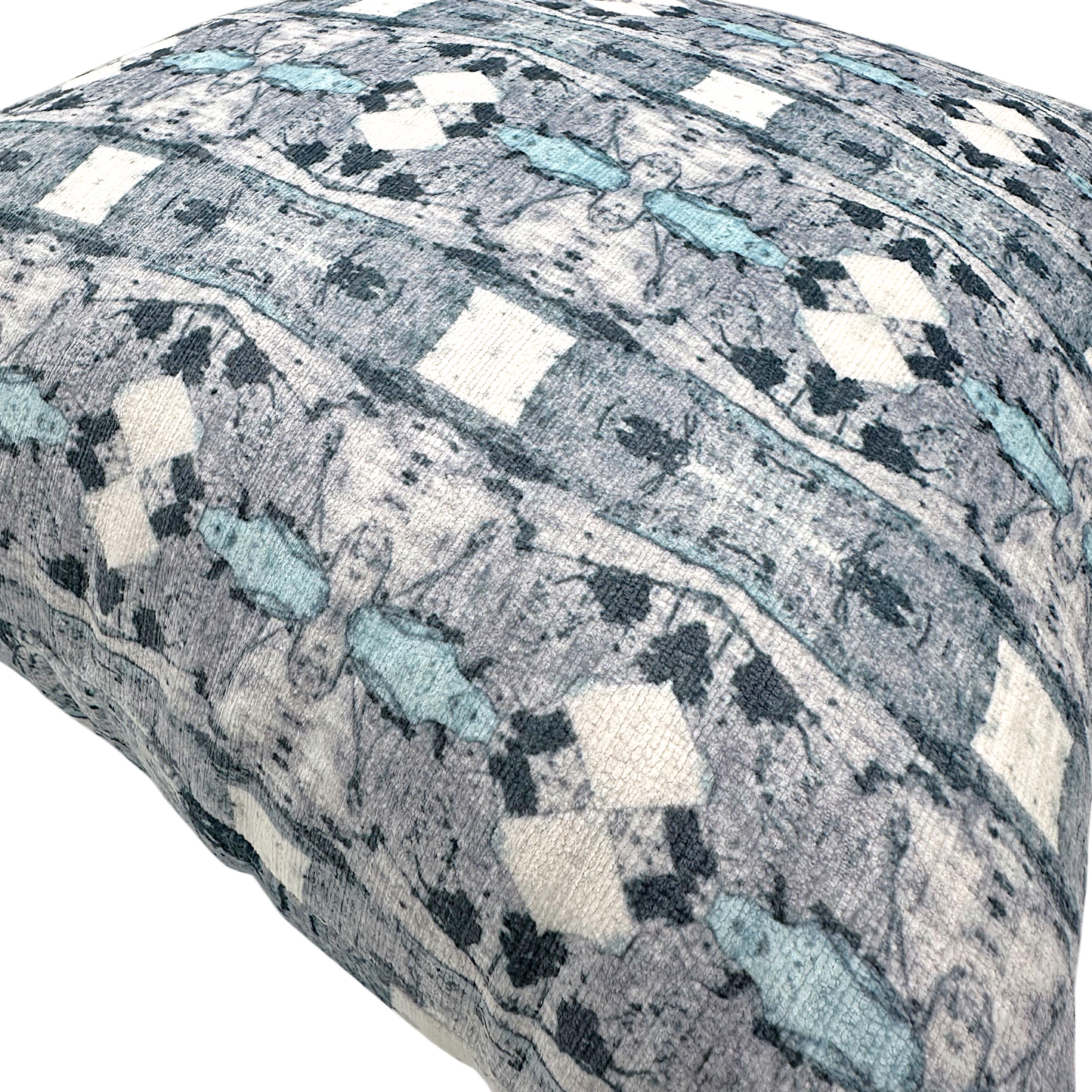 CUTTER DRUM Cover in Cornflower Blue on Textured Taz