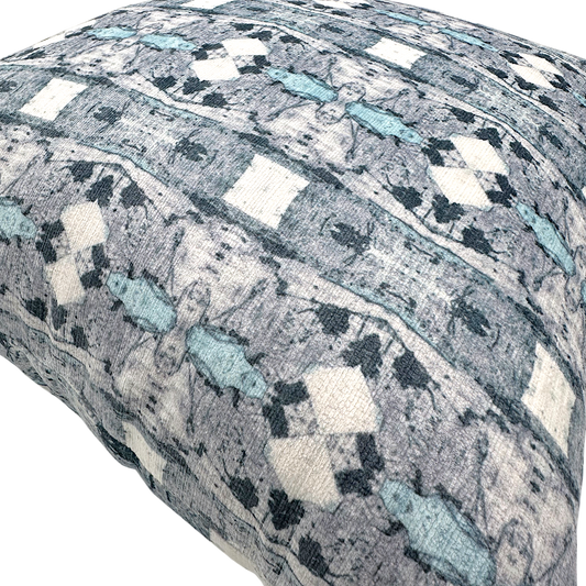 CUTTER DRUM Cover in Cornflower Blue on Textured Taz